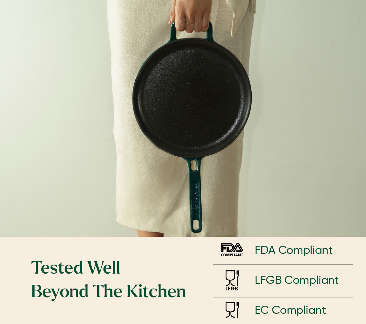 TitaniumClad™ Cast Iron Duo - Teal