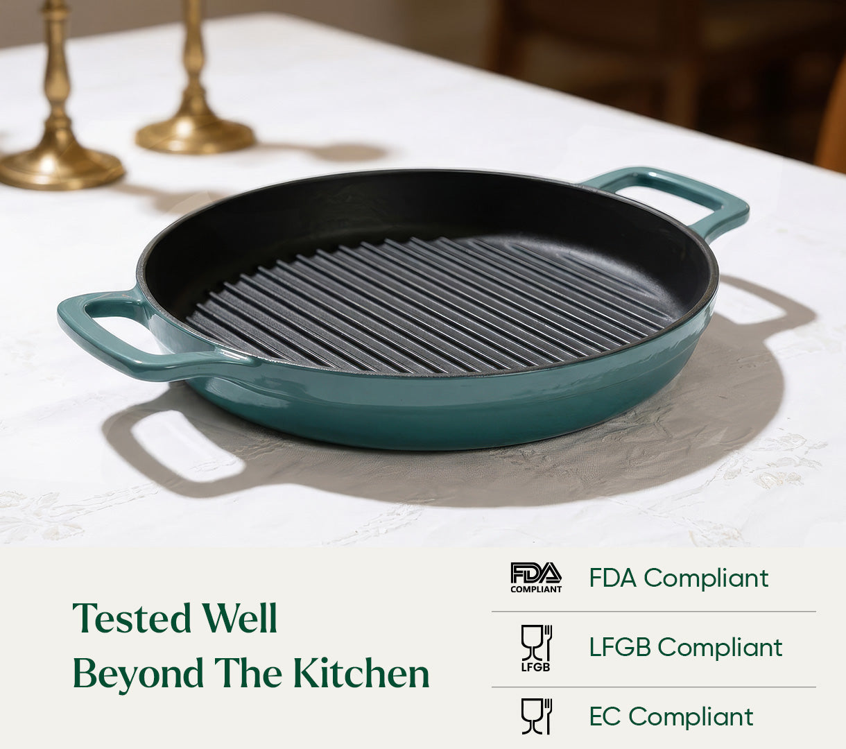 TitaniumClad™ Cast Iron Duo - Ocean