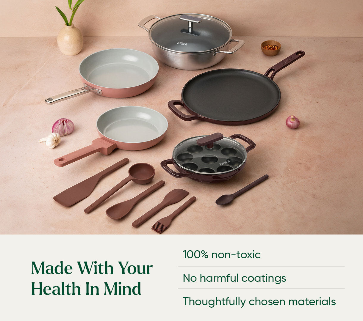 Everyday Set - Pro - Terracotta - Wine