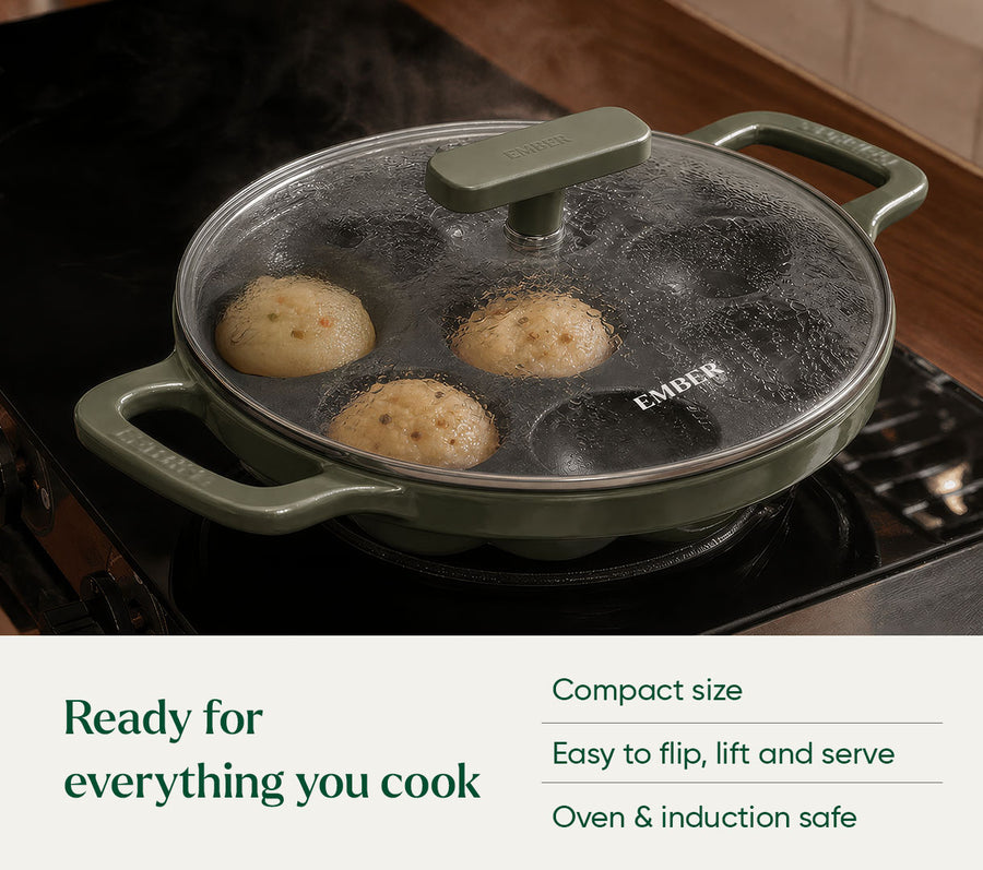 Ember TitaniumClad™ Cast Iron Appe Pan (20 cm) - Sage