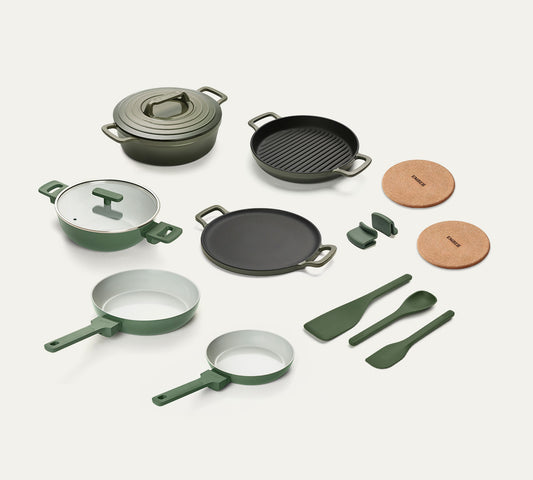 Set of 15 - Coorg Green + Sage