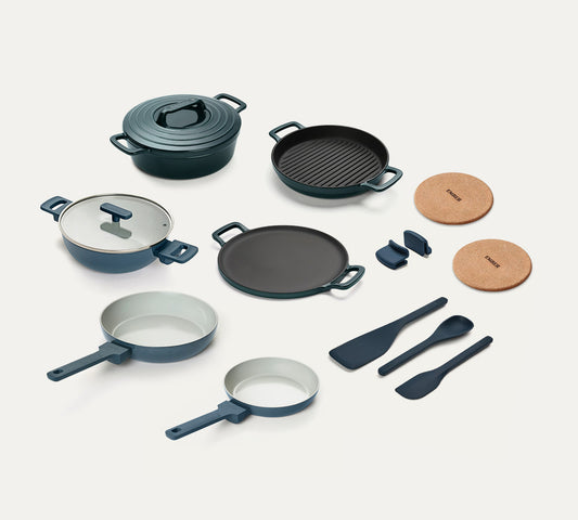 Set of 15 - Nilgiri Blue + Teal