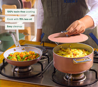 Ember Mini Frypan + Mini Dutch Oven Duo - Jaipur Terracotta