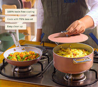 Ember Mini Frypan + Mini Dutch Oven Duo - Jaipur Terracotta