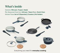 The Ember Kitchen Set - Nilgiri Blue