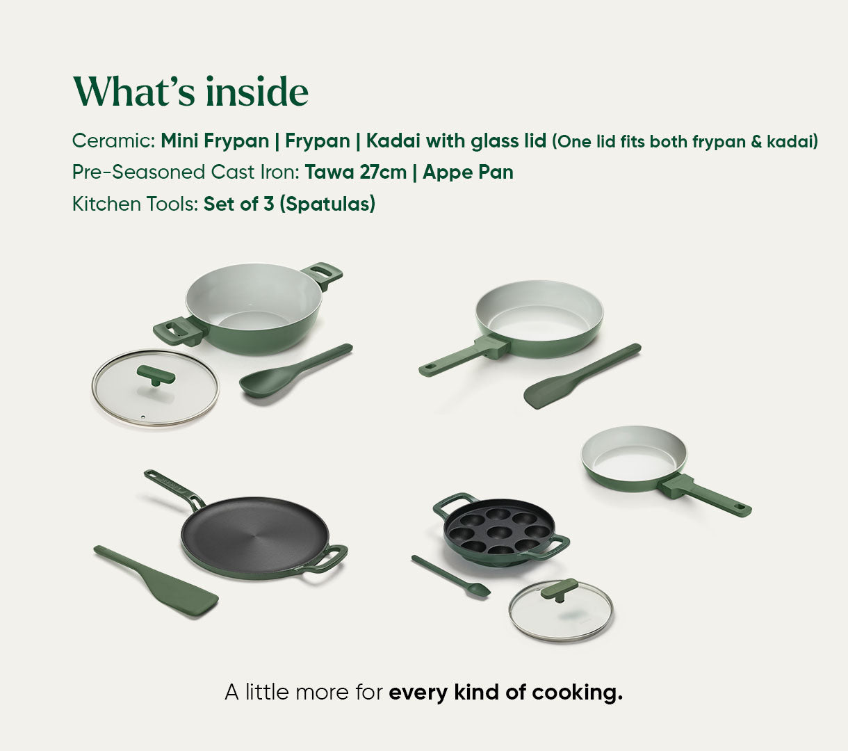 Everyday Set - Classic - Coorg Green