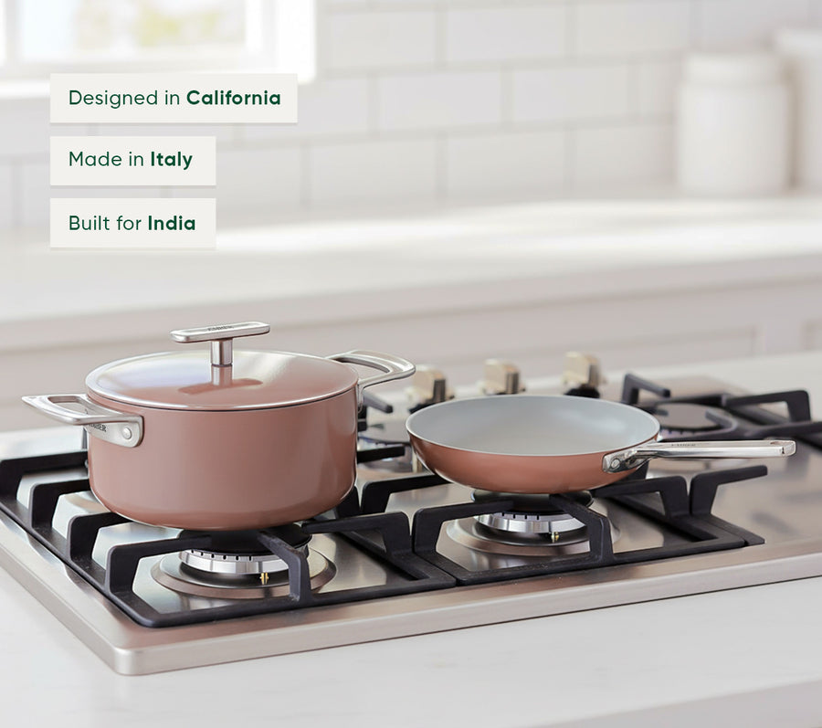 Ember Mini Frypan + Mini Dutch Oven Duo - Jaipur Terracotta
