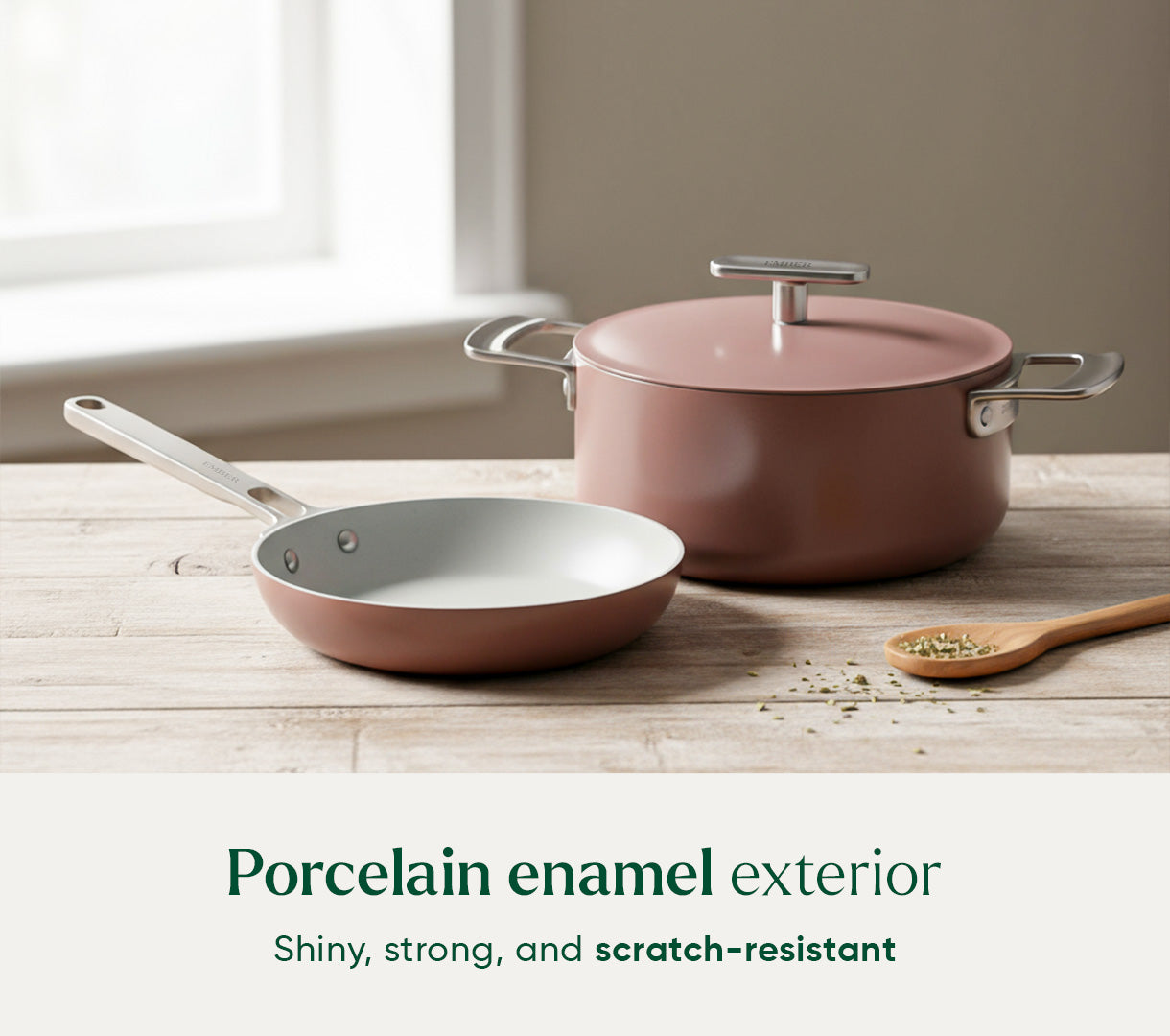 Ember Mini Frypan + Mini Dutch Oven Duo - Jaipur Terracotta