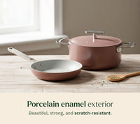 Ember Mini Frypan + Mini Dutch Oven Duo - Jaipur Terracotta