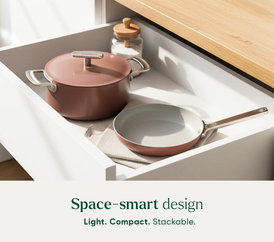 Ember Mini Frypan + Mini Dutch Oven Duo - Jaipur Terracotta