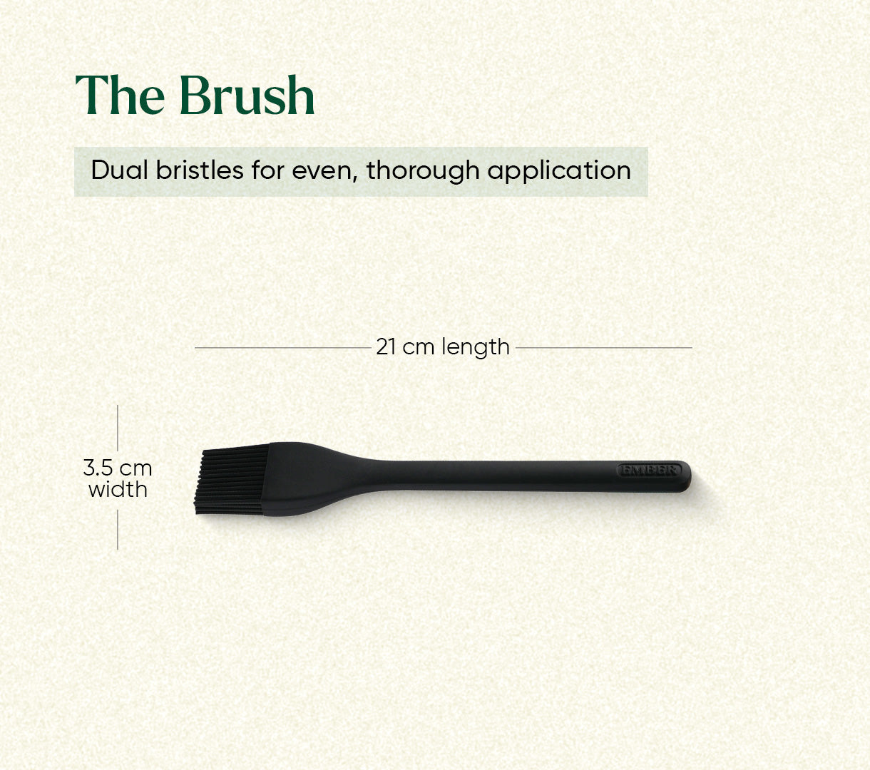 Set of 5 (Ladle, Brush, Flip, Stir, Scrape) - Black