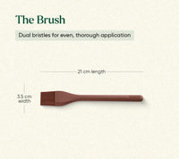 Set of 7 (Ladle, Brush, Flip, Stir, Scrape, Tong, Fish Spatula) - Jaipur Terracotta