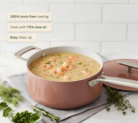 Saucepan 20cm - Jaipur Terracotta