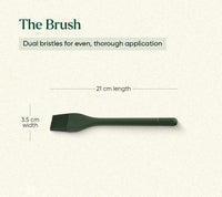 Set of 5 (Ladle, Brush, Flip, Stir, Scrape) - Coorg Green