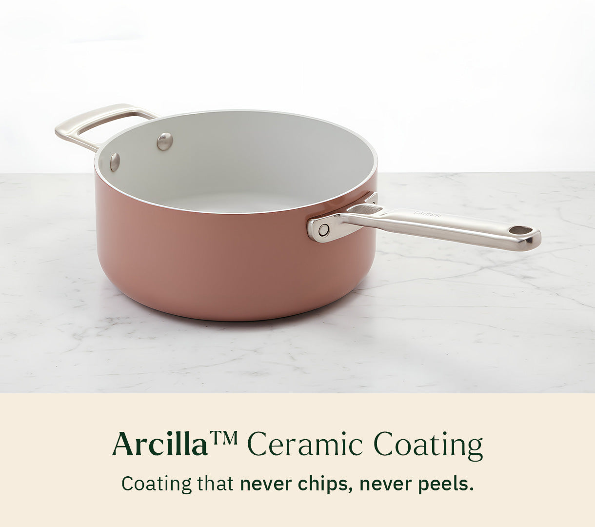 Saucepan 20cm - Jaipur Terracotta