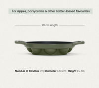 TitaniumClad Cast Iron - Set of 4 - Sage