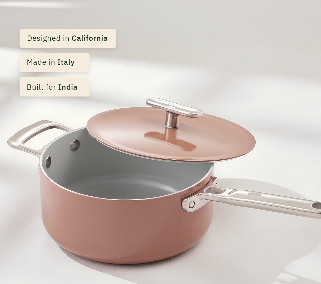 Saucepan 20cm - Jaipur Terracotta