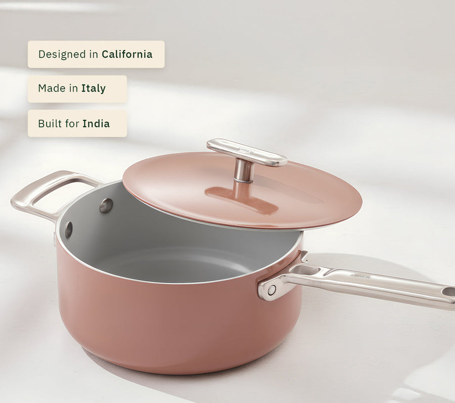 Saucepan 20cm - Jaipur Terracotta