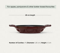 TitaniumClad Cast Iron - Set of 4 - Wine