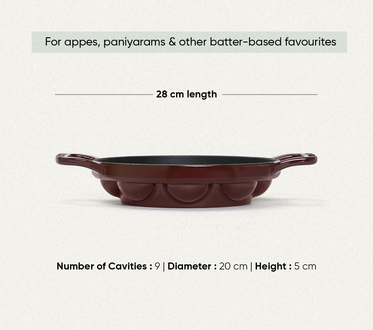 TitaniumClad Cast Iron - Set of 4 - Wine