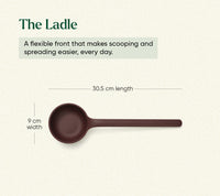 Set of 5 (Ladle, Brush, Flip, Stir, Scrape) - Wine