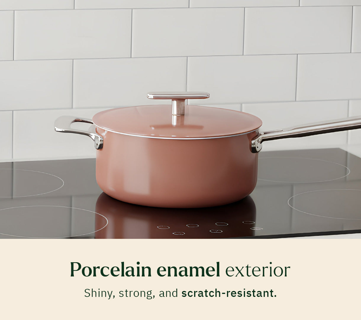 Saucepan 20cm - Jaipur Terracotta