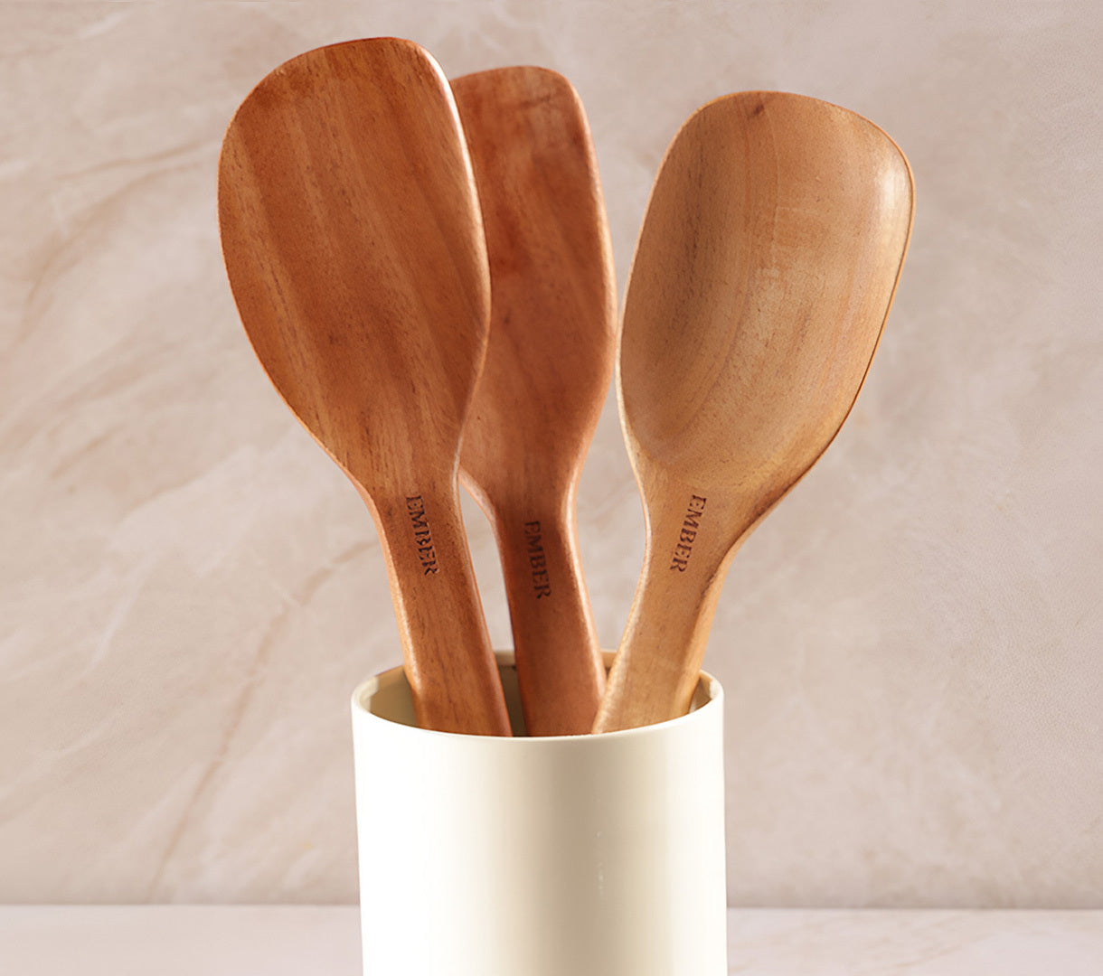 Spatula Pack of 3 - Neem wood