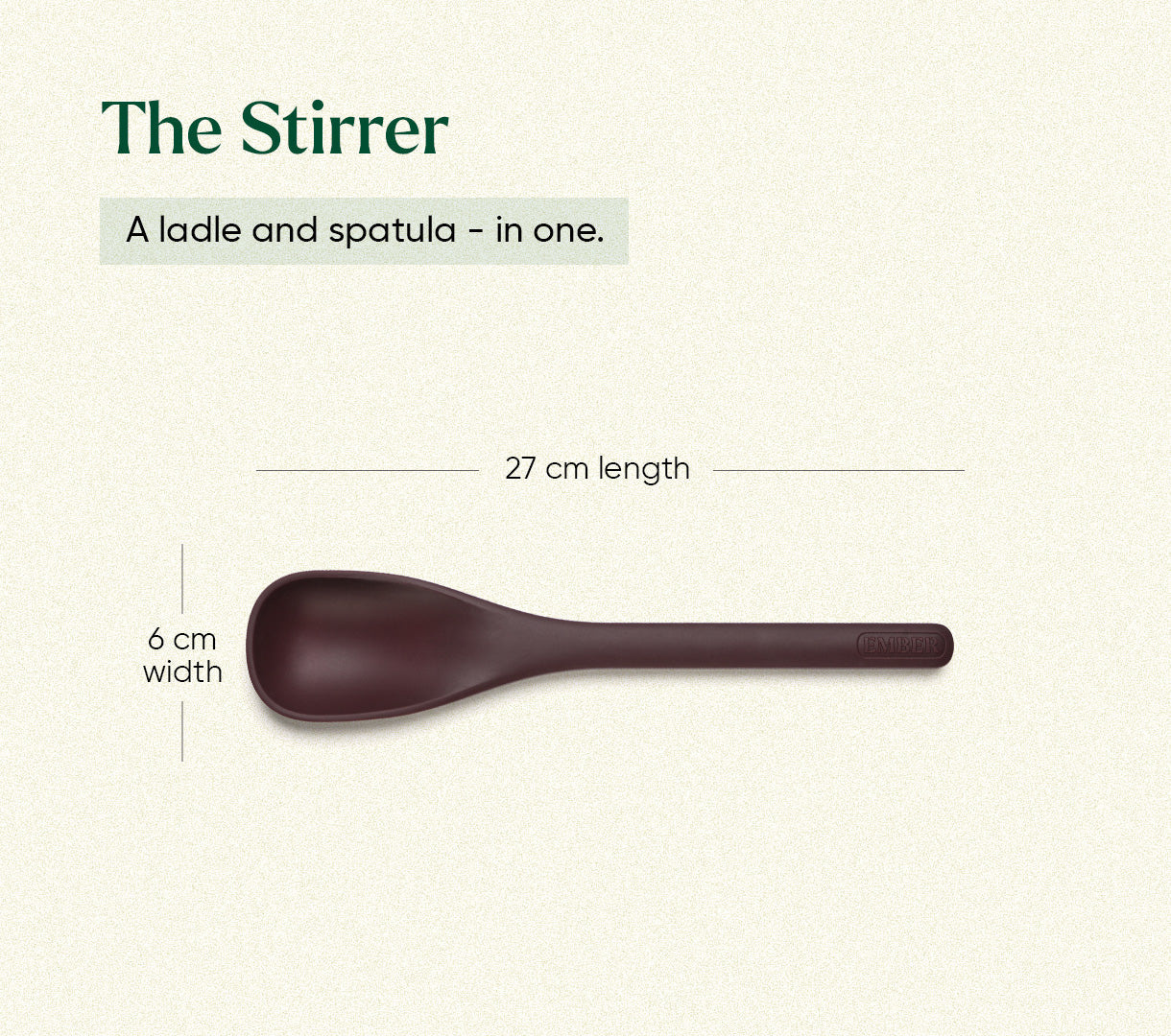 Set of 5 (Ladle, Brush, Flip, Stir, Scrape) - Wine