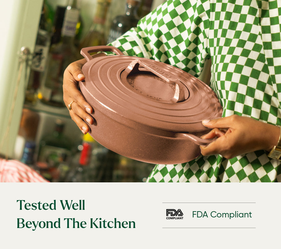 Pre-Seasoned Cast Iron - Set of 4  - Jaipur Terracotta