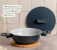 Ember Frypan + Kadai Duo - Nilgiri Blue