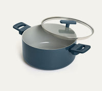 Dutch Oven 24cm with glass lid - Nilgiri Blue