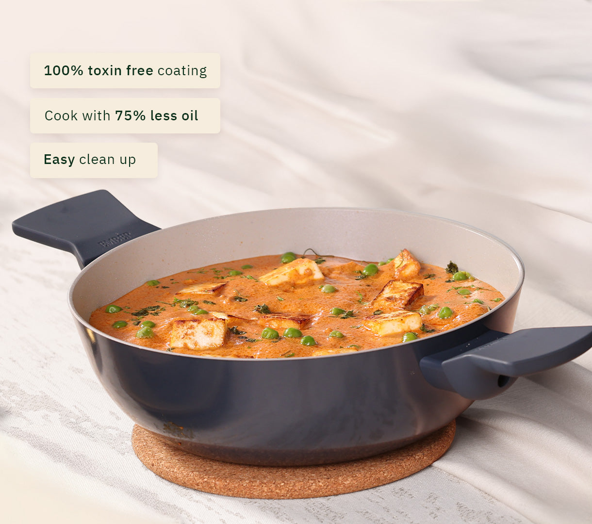 Complete Cookware Set (4-Piece) - Nilgiri Blue