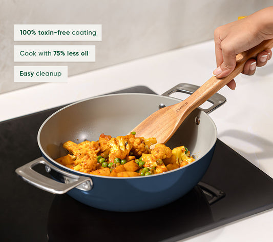 Everyday Cookware Trio (with storage) - Nilgiri Blue