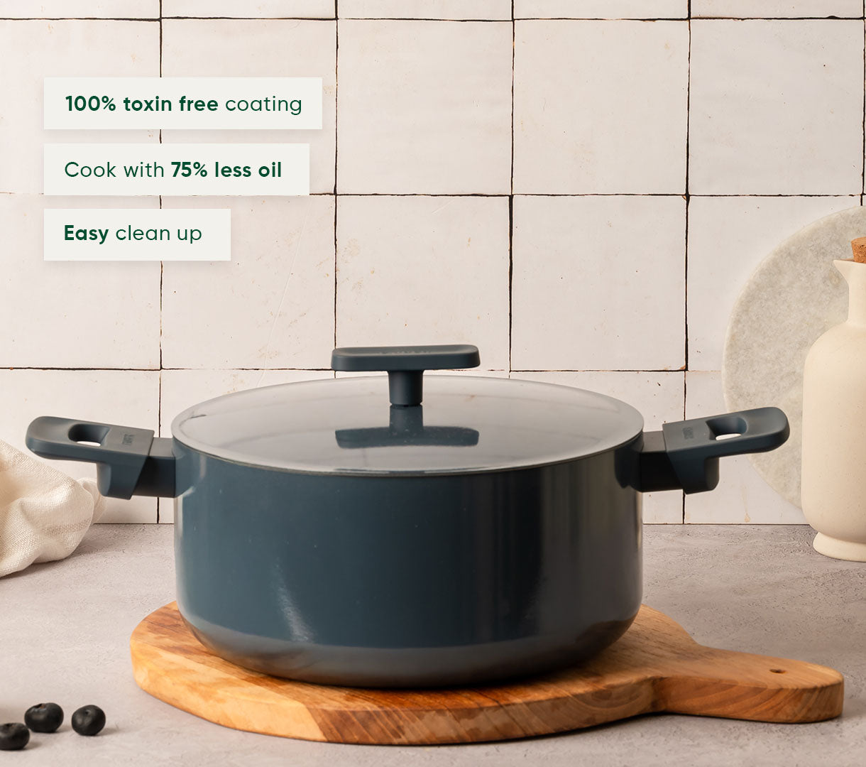 Dutch Oven 24cm - Nilgiri Blue