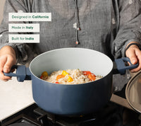 Dutch Oven 24cm with glass lid - Nilgiri Blue