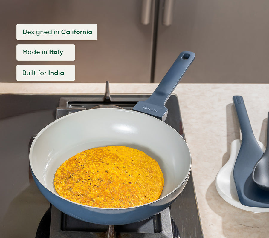 Ember Frypan + Kadai Duo - Nilgiri Blue