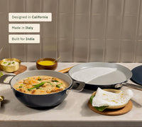 Everyday Cookware Trio (with storage) - Nilgiri Blue