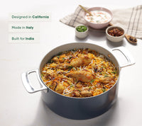 Dutch Oven 24cm with glass lid - Nilgiri Blue