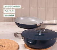 Ember Frypan + Kadai Duo - Nilgiri Blue