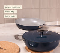 Ember Frypan + Kadai Duo - Nilgiri Blue