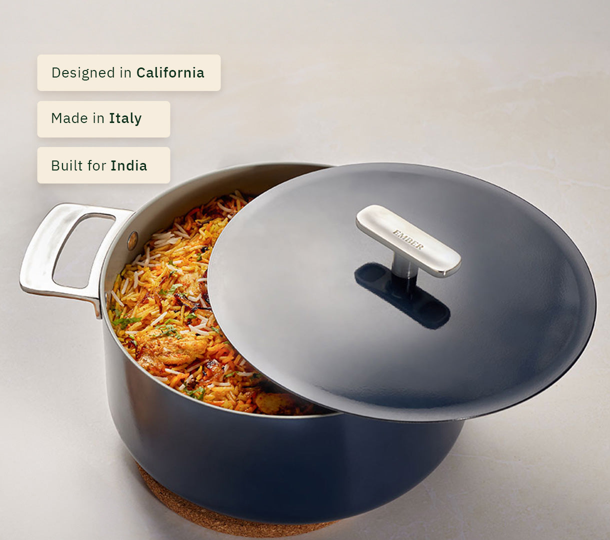 Dutch Oven 24cm - Nilgiri Blue