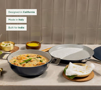 Everyday Cookware Trio (with storage) - Nilgiri Blue