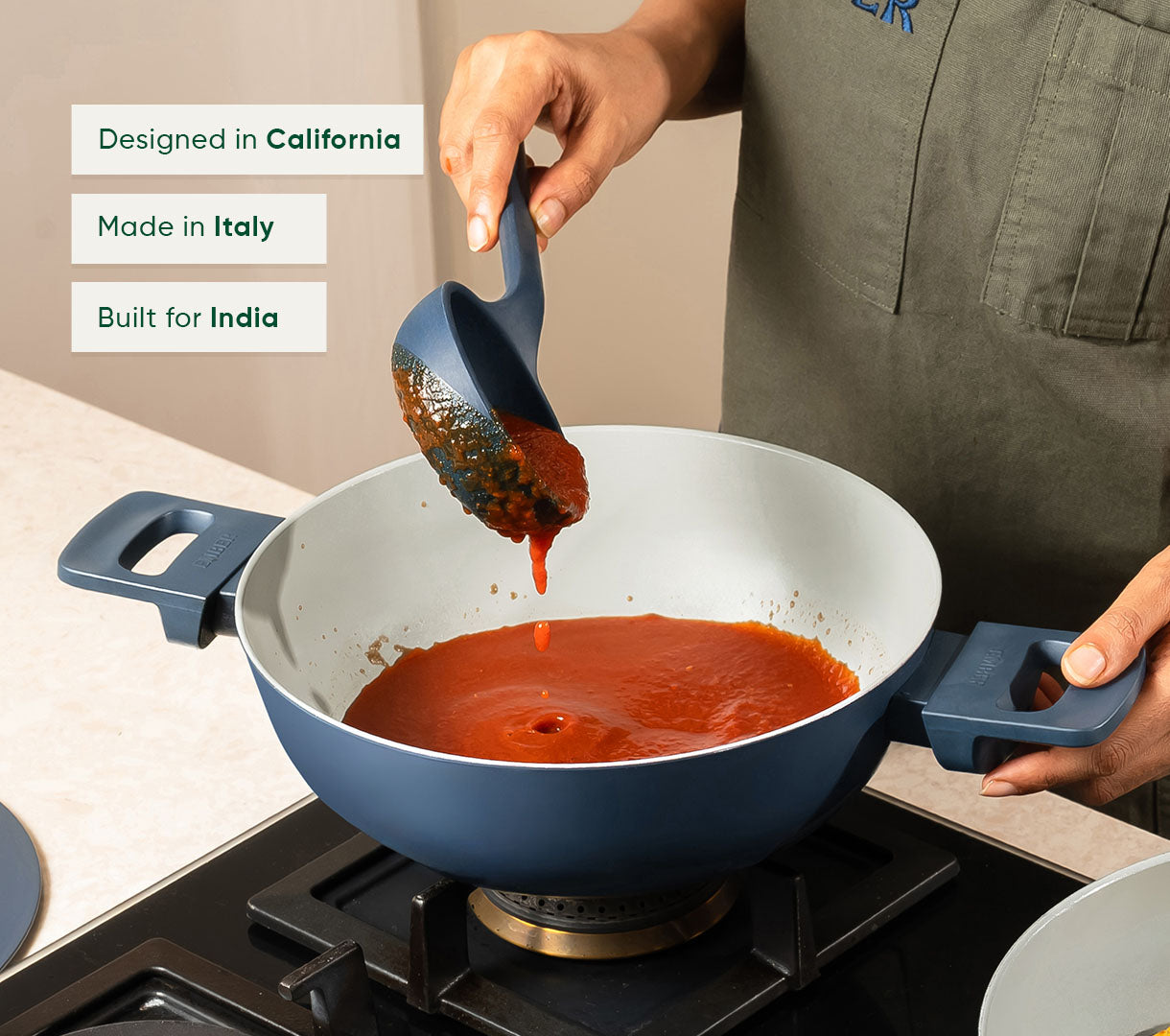 Kadai 24cm- Nilgiri Blue