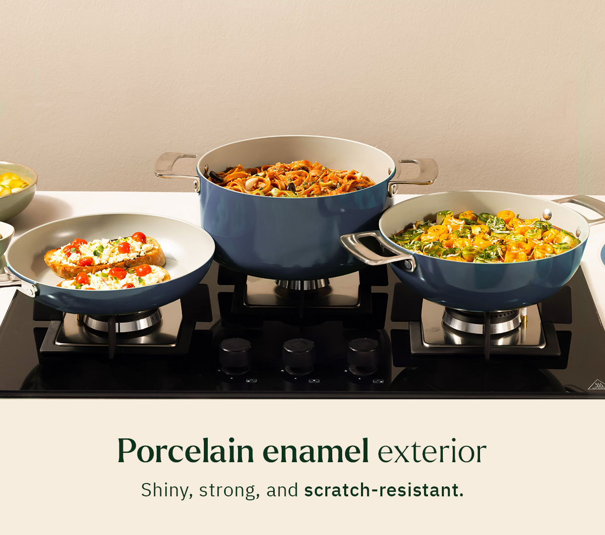 Complete Cookware Set (4-Piece) - Nilgiri Blue