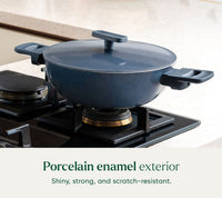 Ember Frypan + Kadai Duo - Nilgiri Blue