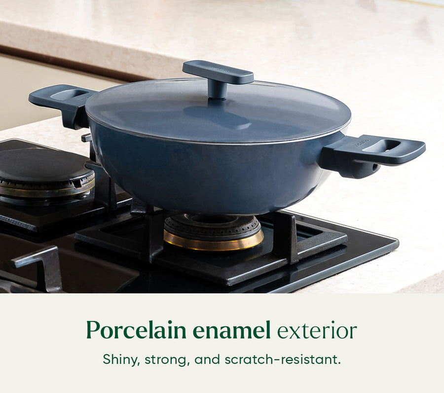 Ember Frypan + Kadai Duo - Nilgiri Blue