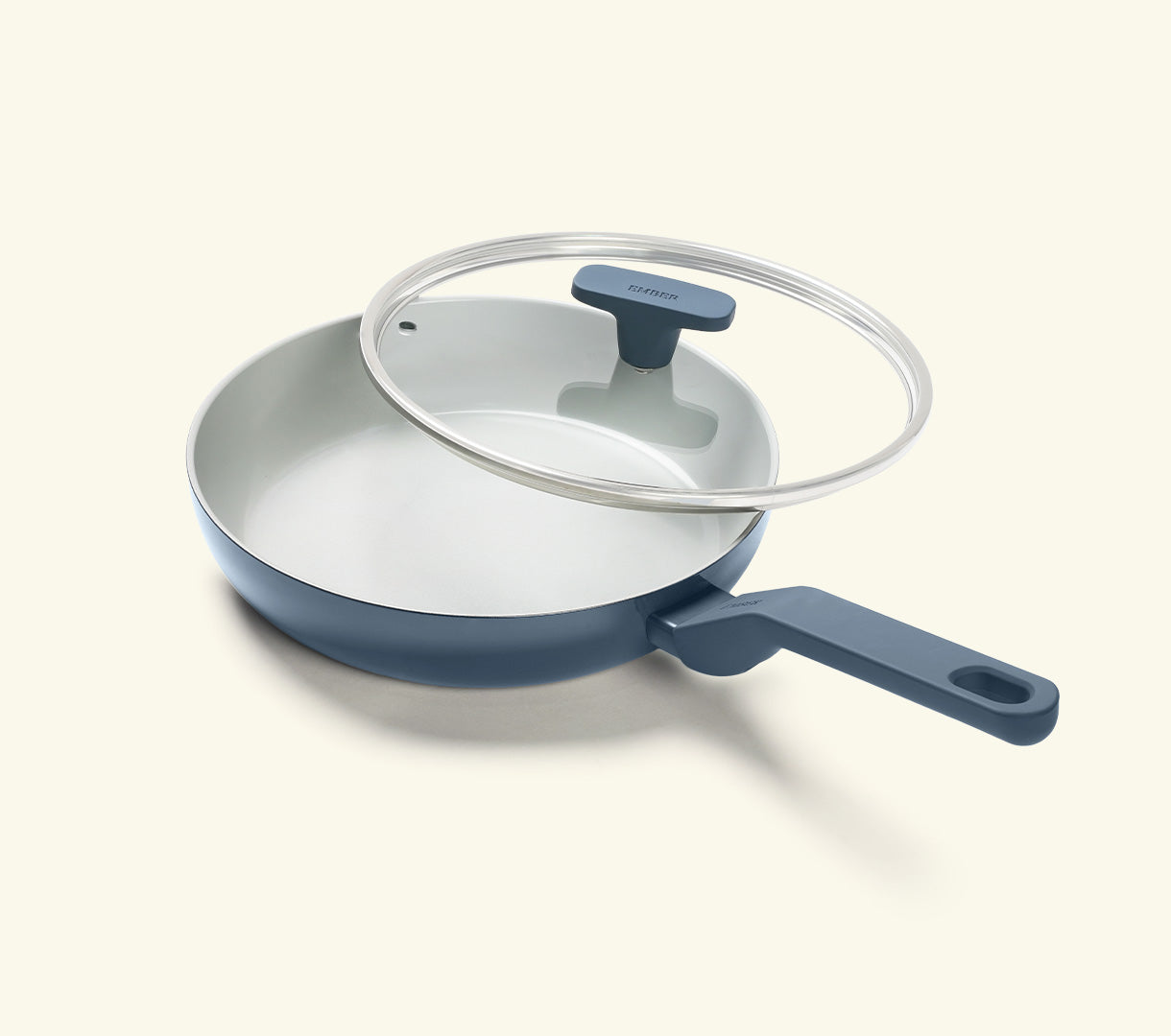 Frypan 24cm with glass lid (2.0) - Nilgiri Blue
