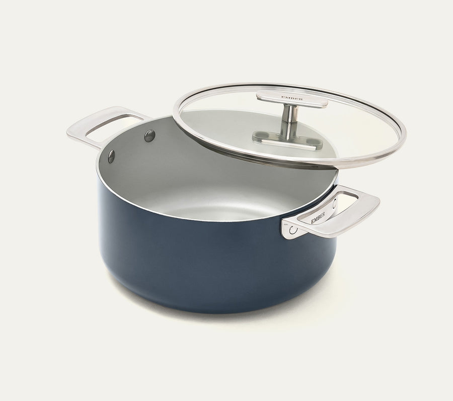 Dutch Oven 24cm with glass lid - Nilgiri Blue