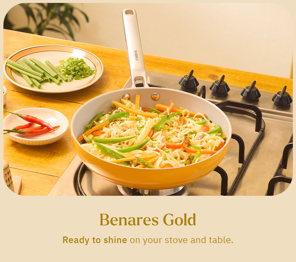 Frypan 24cm - Benares Gold