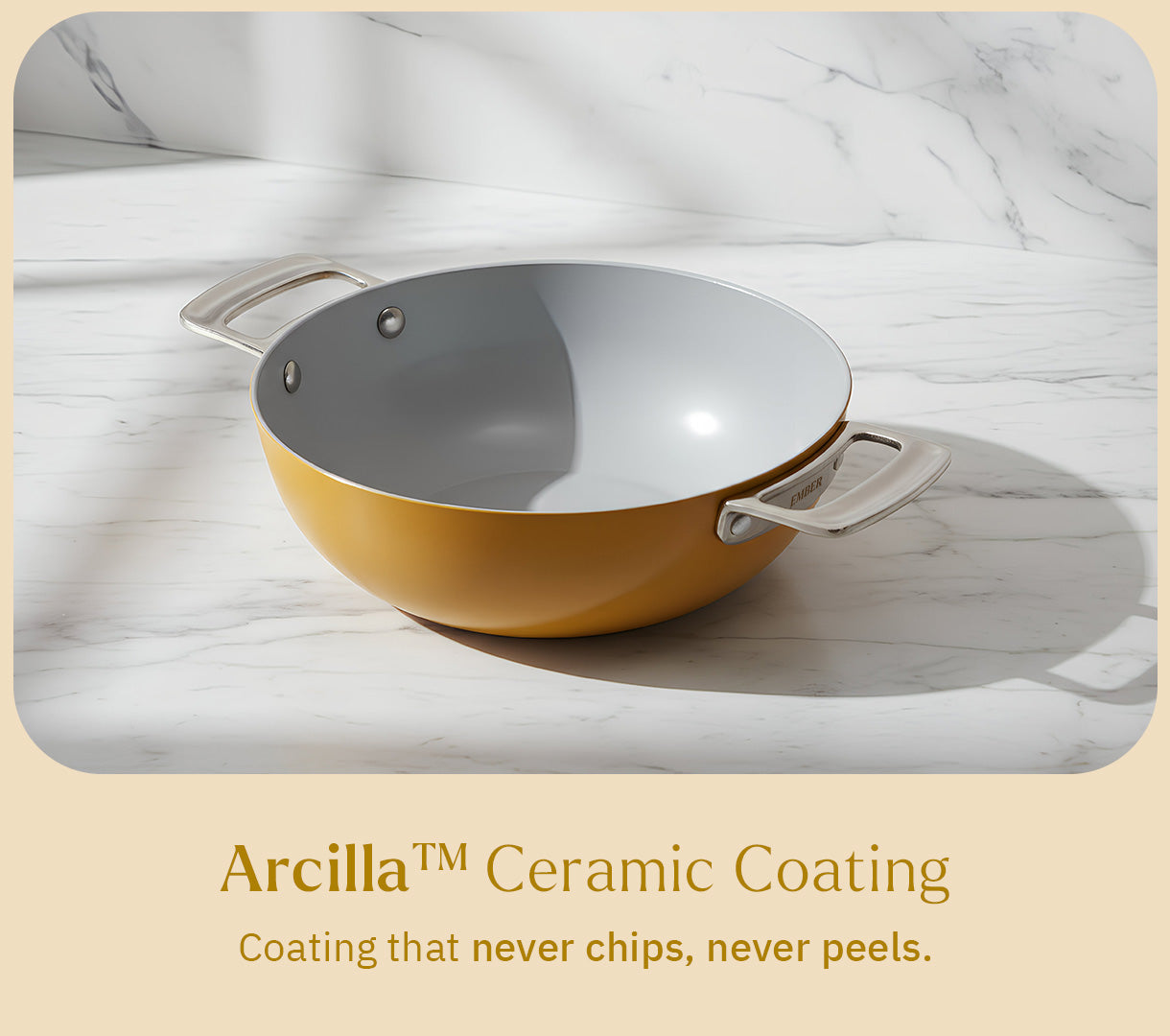 Kadai 24cm- Benares Gold